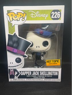 Dapper Jack Skellington, diamond collection, hot topic, exclusive Funko pop