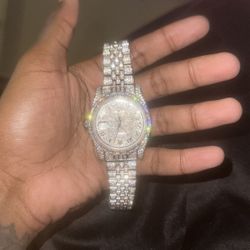41mm Bust Down Diamond Rolex 