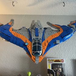 Blue orange ship