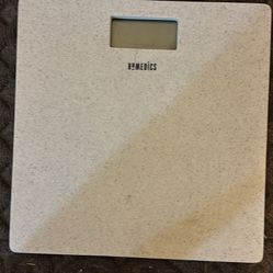 HoMedics Corion Digital Bathroom Body Scale - Beige Stone/Tile Design (Model SC-331)