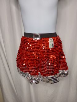 New Christmas Sequin Girl Skirt Size (S/M) $10