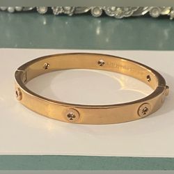 Kate Spade Cute Out Spade Gold Bangle 