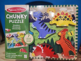 Melissa & Doug Dinosaurs Chunky Puzzle