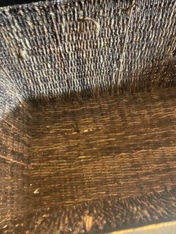Wicker storage basket