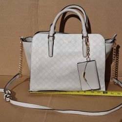 Nine West satchel purse with removable card case