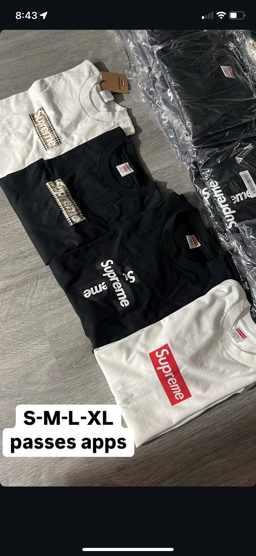Supreme tees