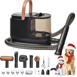 Dog Grooming Kit with 13000kpa Strong & Vacuum Suction 99% Pet Hair 3L Capacity