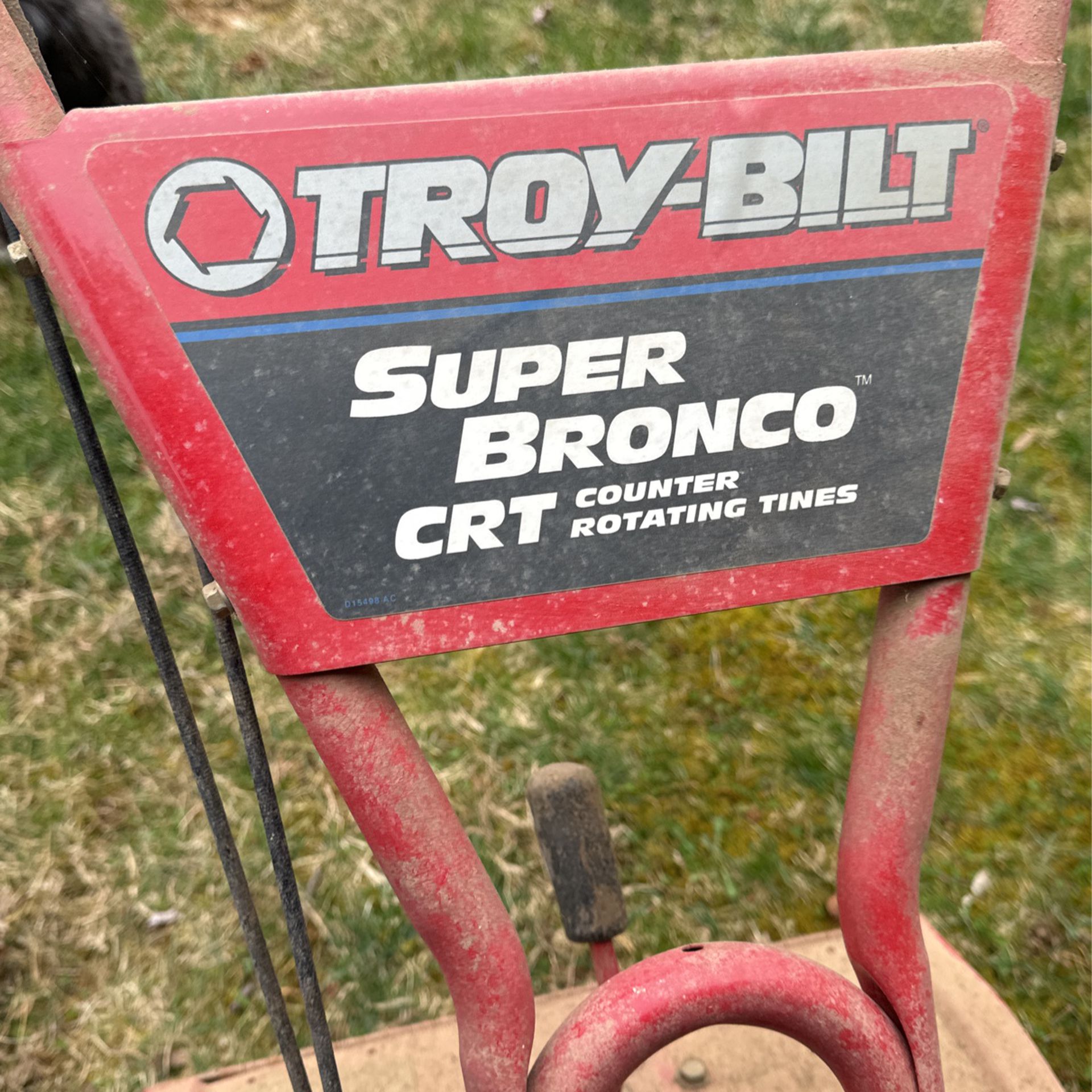 Troy Built Tiller Super Bronco CRT