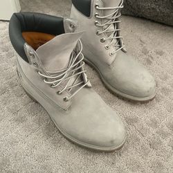 Gray Timberland Boots Size 11