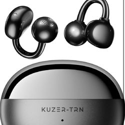 Pro Clip-on Earbuds, Open Wireless Bluetooth Headphones with Mic, Not in Ear, Won’t Fall Out, IPX5 Waterproof, 48H Playtime, Ultra-Light for Running, 