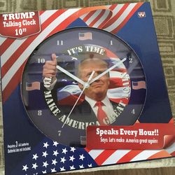Trump Talking Clock