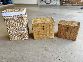 Handwoven baskets