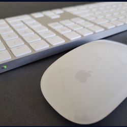 Apple Full Keyboard And Mouse Both Wireless + Rechargeable 