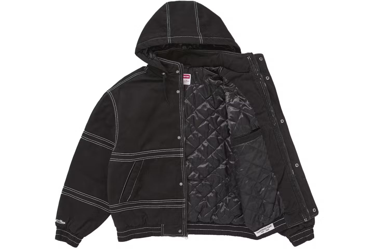 Supreme x Mitchell Twill Stadium Jacket Supreme x Mitchell & Ness