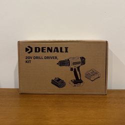 Denali 20V Drill Driver Kit with Battery and Charger **Brand New**