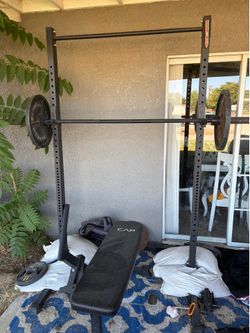 Squat Rack and accessories