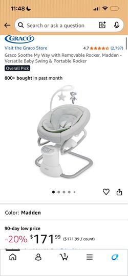 Graco soothe my way Baby swing and rocker 2-in-1