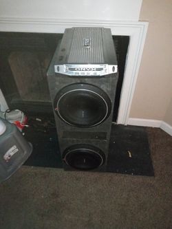 Rockford Fosgate P3 punch 10 Inch Speakers In Competition Box With 5500 Watt Nxo Monoblock Class D Competition Amplifier No Low Ballers