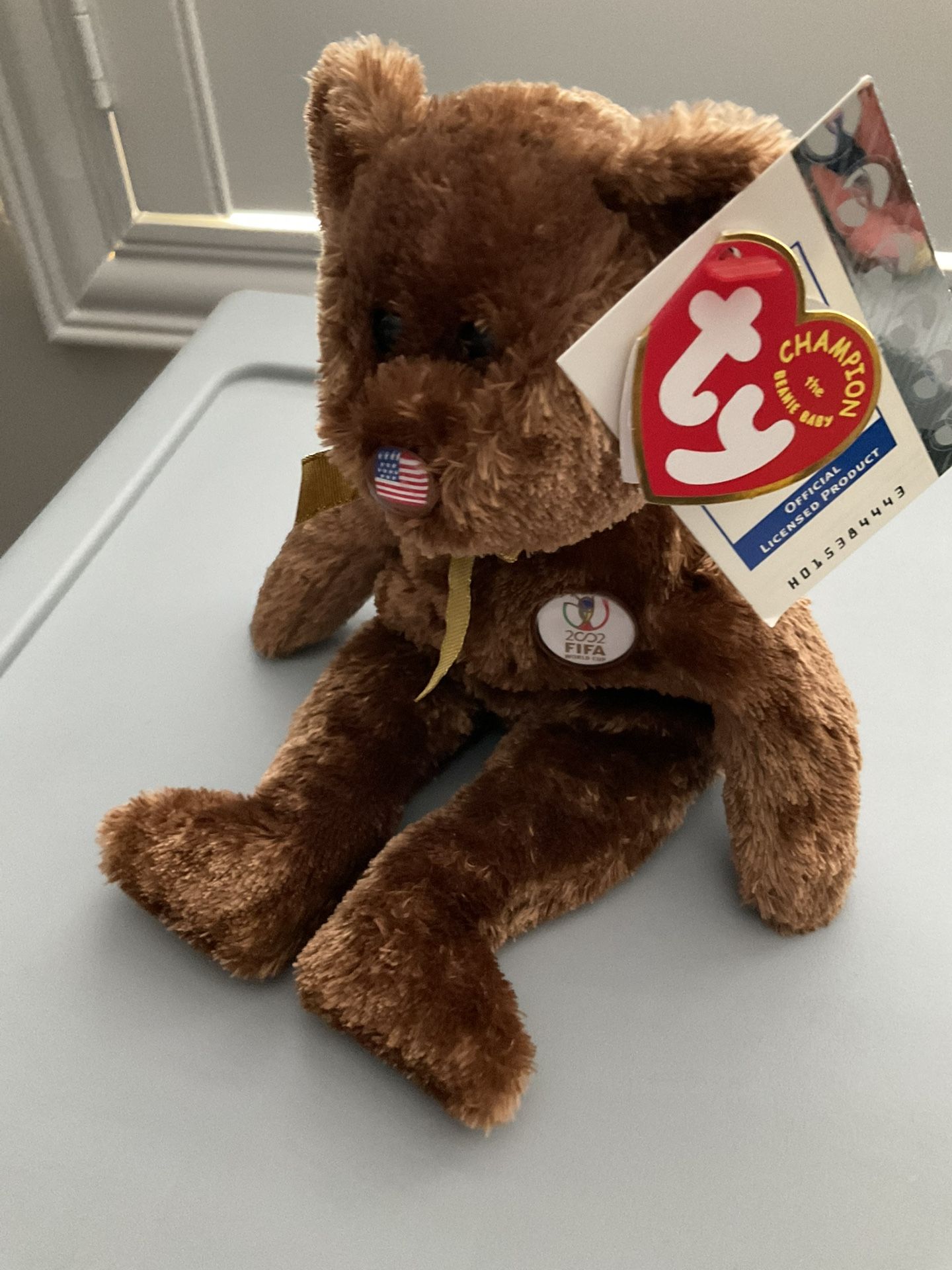 New Retired TY Beanie Baby “United States Soccer Bear”