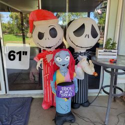 Nightmare Before Christmas Inflatable Decorations Set
