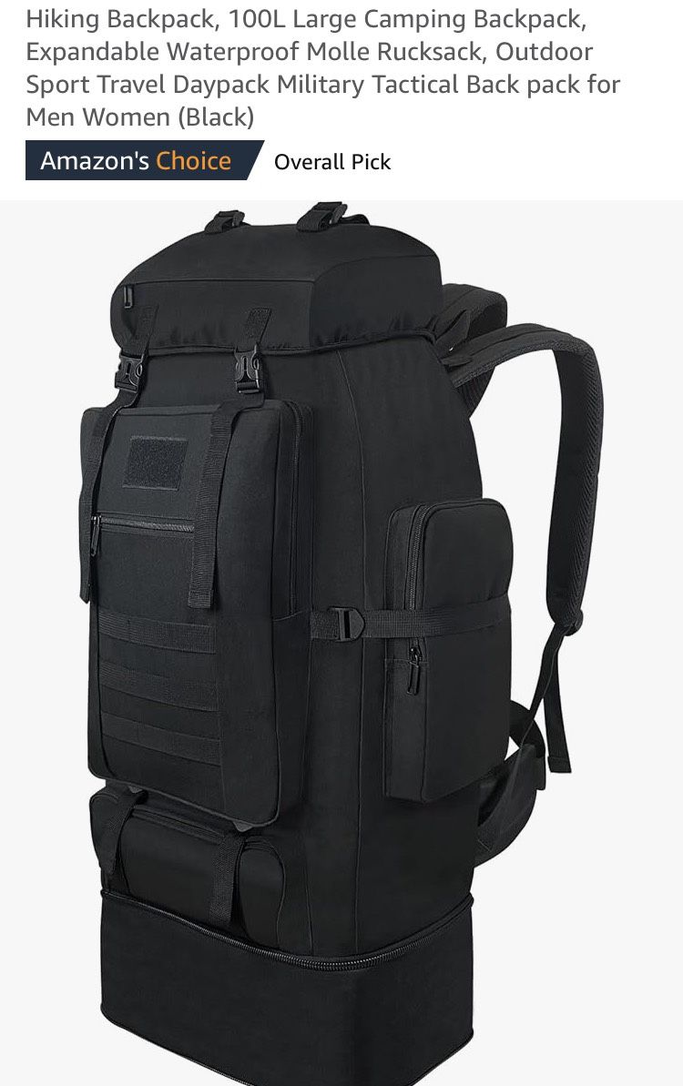 Hiking Backpack (100L)