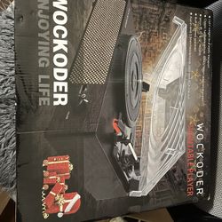 WOCKODER Vintage Record Player for Vinyl with Speakers Retro Turntable