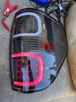 09-14 Ford F-150 Black LED Tail Lights
