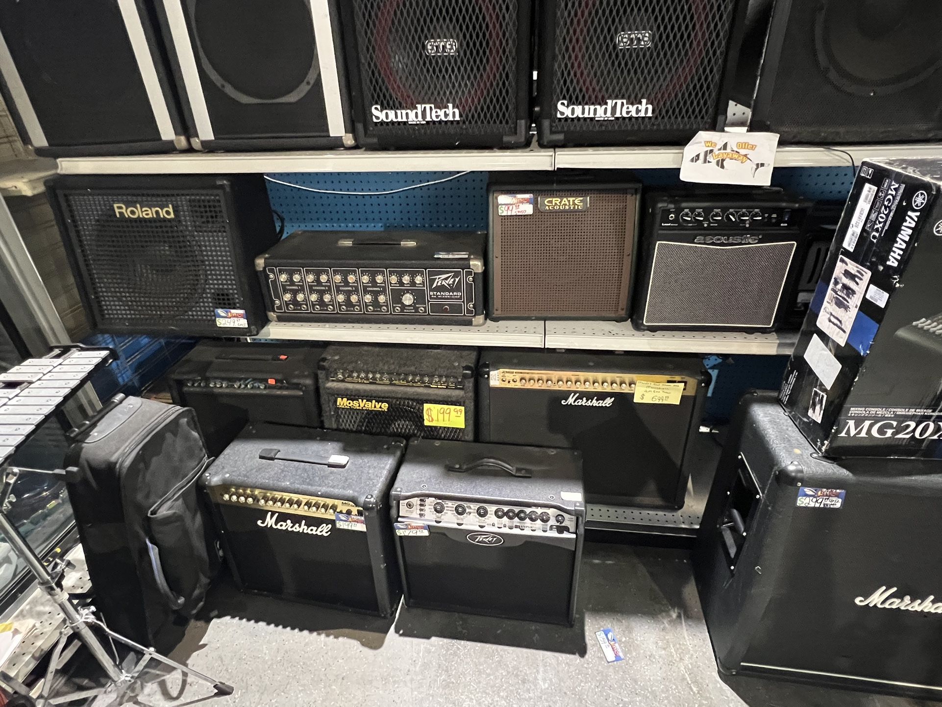 Guitar Amps prices START at $50 AND UP Pick up only