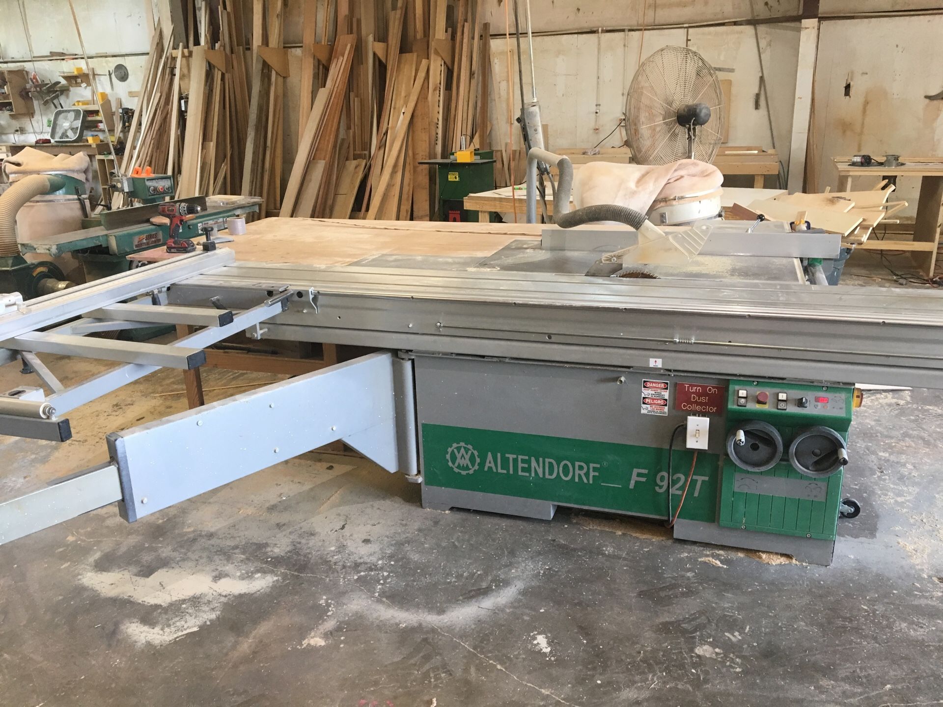 Altendorf F92T Sliding Table Saw