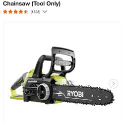 Ryobi Chainsaw Brushless New 