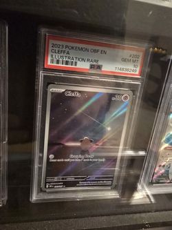Cleffa 202/197 Pokemon PSA 10 GEM MINT Obsidian Flames Illustration Rare