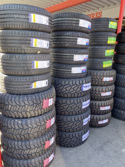 GOODYEAR, MICHELIN, TOYO (brand name) & affordable budget brands available.