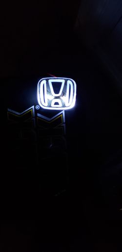 Light up badge white! New!