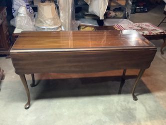 Sofa Table with glass top 51” by 20”