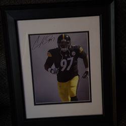 Signed Cam Hayward Framed Photograph With Documentation