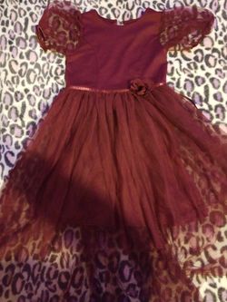 Burgundy Party dress