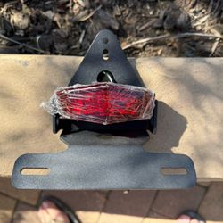 Suzuki DRZ 400 Or 400SM License Plate Bracket & Tail Light