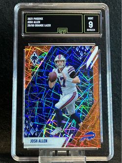 2021 Phoenix 💥 Josh Allen 💥 Orange Lazer /99 GMA 9 Mint 💎 - Buffalo Bills