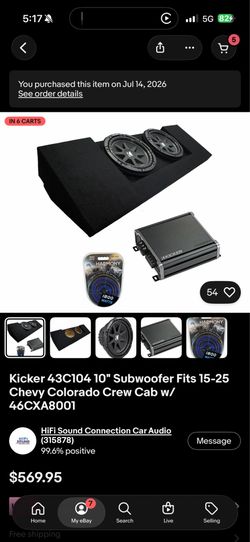 Two 10inck kicker setup
