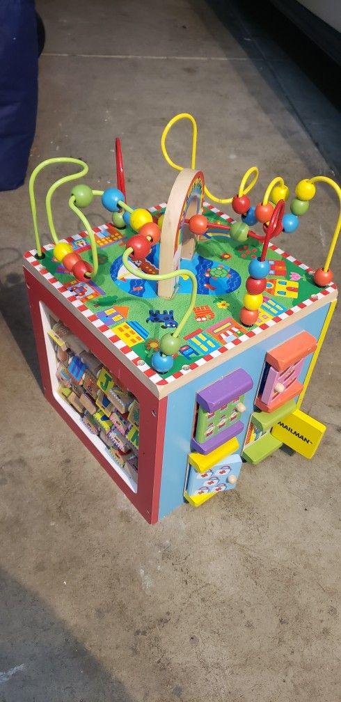 Baby Toddler Activity Cube Montessori Toy