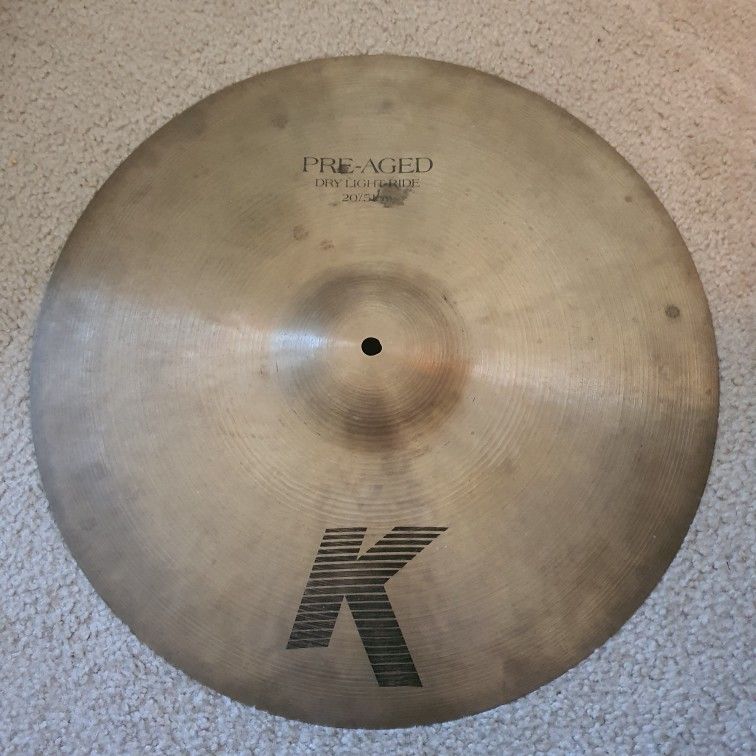 Zildjian 20" K Pre-Aged Dry Light Ride