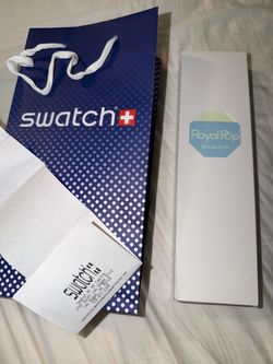 Swatch Royal Pop Blaue Acht Watch