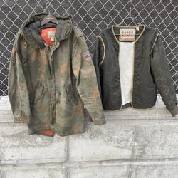 Mens Scotch And Soda Super Parka Jacket 