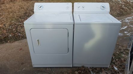 Washer and dryer