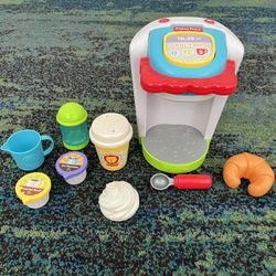 Play Food Bundle, Coffee Maker, Tea Set