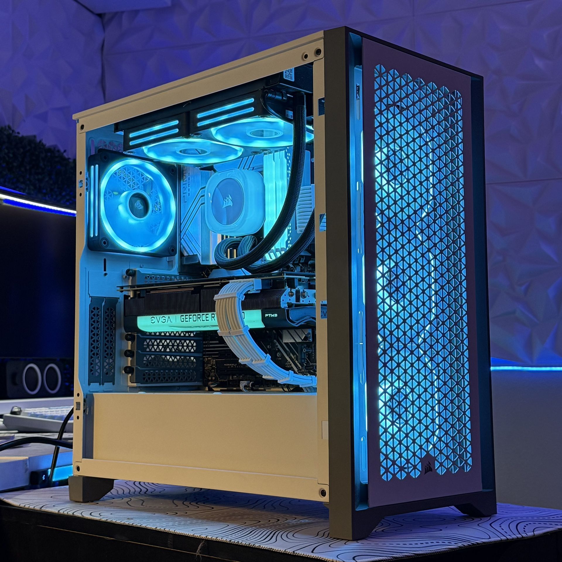 Custom Built Corsair Intel i9 Liquid Cooled Gaming PC Desktop Computer RTX 3070