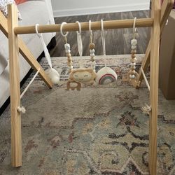 Wooden Baby Play gym 