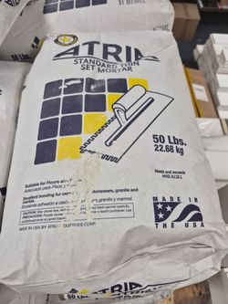 Thin set mortar