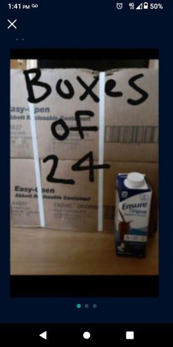 ENSURE. BOXES OF 24