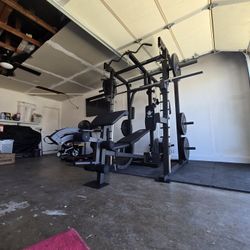 Smith Machine 2001 | Multi-Use Adj Bench | Gym Equipment | Fitness | Squat Rack | Excercise |🔴WEIGHTS AND BARBELL SOLD SEPARATELY 🔴 FREE DELIVERY 🚚